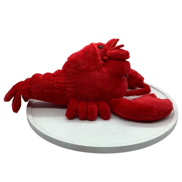 The Petting Zoo Red Lobster Plush Toy Set Mom & Baby Stuffed Animal 14" Long - Picture 4 of 10